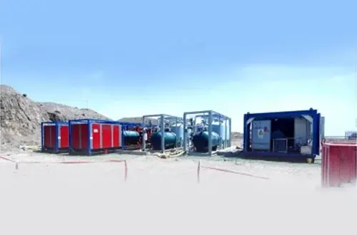 8 sraith de chomhbhrúiteoirí 350kw aeir + 1500m3/h Córais gineadóra nítrigine cabhrú le tionscal peitriceimiceach Xinjiang na Síne
